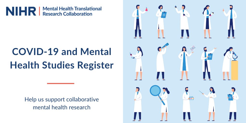 There’s so much mental health &amp; COVID research happening. It’s vital that we work together and share our knowledge. 

Please register your study in the COVID-19 and Mental Health Studies Register, so everyone knows what you are doing #COVIDMHregister
bit.ly/3eWGdNt
