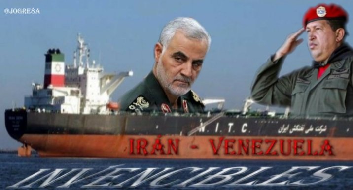 Debemos dar un GRAN RECIBIMIENTO a la llegada del primer Buque Fortune¡¡
Se enfrentó Irán a la  amenaza militar de EEUU y levantaron la cara, "atente a las consecuencias" dijeron.

EEUU se ASUSTÓ y fue DERROTADO¡¡¡

#زندهبادایران
#AlQudsDay2020 

#GraciasIran