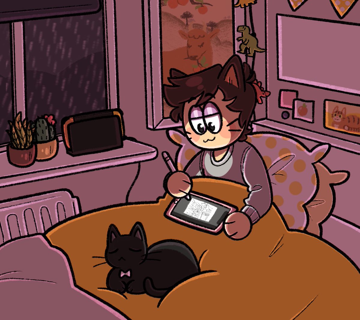 tiigerbread's tweet image. #StayHome ✌️