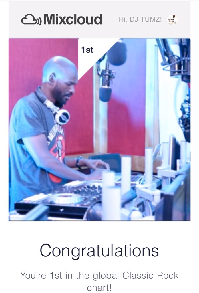 DeejayTumz's tweet photo. NUMBER 1 on @mixcloud Classic Rock Charts 🌎😱😱🙏🏾🙏🏾🙏🏾🙏🏾🙏🏾 @mixcloud

To watch the FB live recording of this mix:

https://t.co/hXEYYrM03c

cc @CKirubi @rudende https://t.co/ArP8My6arj