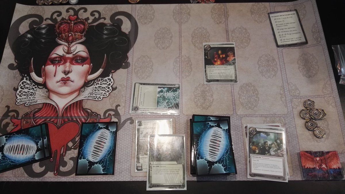 vanlast2's tweet photo. Jugando con el chaval a #AndroidNetrunner. En breve empezamos la campaña de #DirectrizTerminal.
Played Android: Netrunner on 2020-05-23 with
1) vanlast
2) Diego
Gana Diego con Corporación
https://t.co/mQS9dDbm0m https://t.co/gMypc2tES2