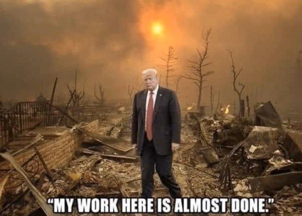 Koinoneo's tweet image. We knew when he talked about carnage during his first Inaugural what we were in for and no one has been brave enough to stop him. #returntovalues