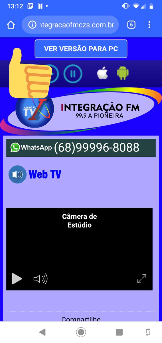 BTSxNORTE's tweet photo. 📻Integração 99,9

1° Entre no link e mude para a versão em PC.
2° Ache a caixa "pedir sua música" no canto direito
3° Preencha os dados ( nome, cidade,email e nome da música e envie)

Ouça a Rádio no próprio site
https://t.co/nmoTXNNxfW https://t.co/iiir66Y70C