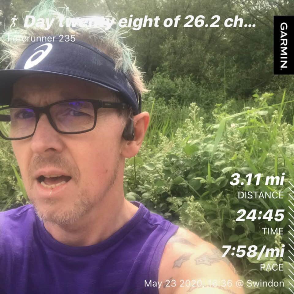 2020Ibs's tweet photo. Day twenty eight of 26.2 challenge for the IBS network #TwoPointSixChallenge @IBSnetwork @Innolifeuk https://t.co/O8evhK0Qqb