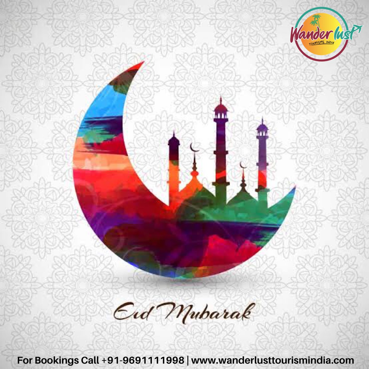 wanderlustindi's tweet photo. May this bright Day fill you with love,compassion &amp; Happiness. Wishing you all Eid Mubarak from Wanderlust Family. ✨🌙 #EidMubarak #Eid2020 https://t.co/VArMFuzH5t