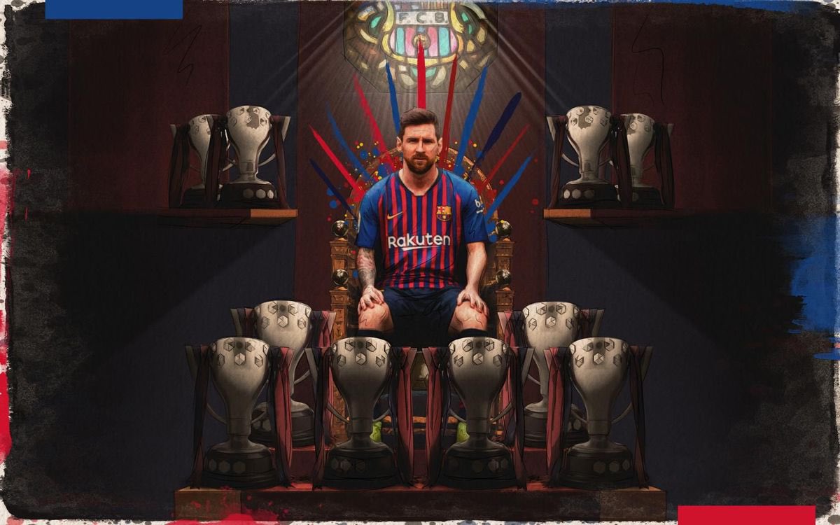 Messi se consolera avec une Liga, sa dixième, un 6ème Soulier d’Or européen et un nouveau trophée de Pichichi..