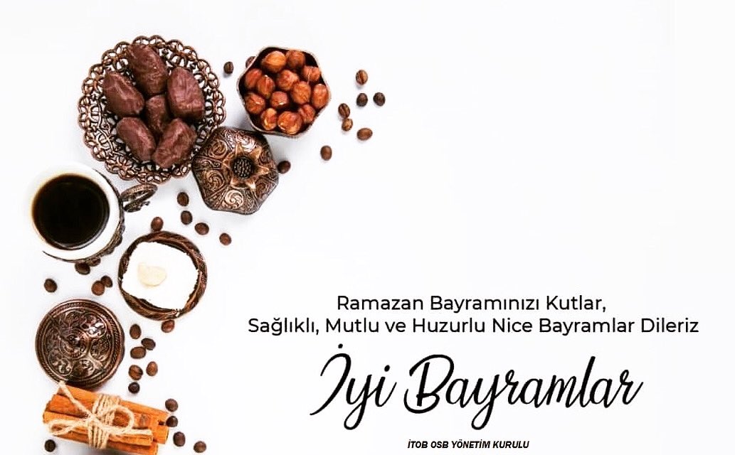 itobosb's tweet photo. MÜBAREK RAMAZAN BAYRAMINIZI KUTLAR, SAĞLIK, MUTLULUK,HUZUR, HAYIRLARLA DOLU BUGÜNLERDEN DAHA GÜZEL YARINLARA TÜM SEVDİKLERİNİZLE BİRLİKTE OLMANIZI DİLERİZ. #itobosb #markaosbolmayolunda #ramazanbayramı https://t.co/cxDrU75OJn