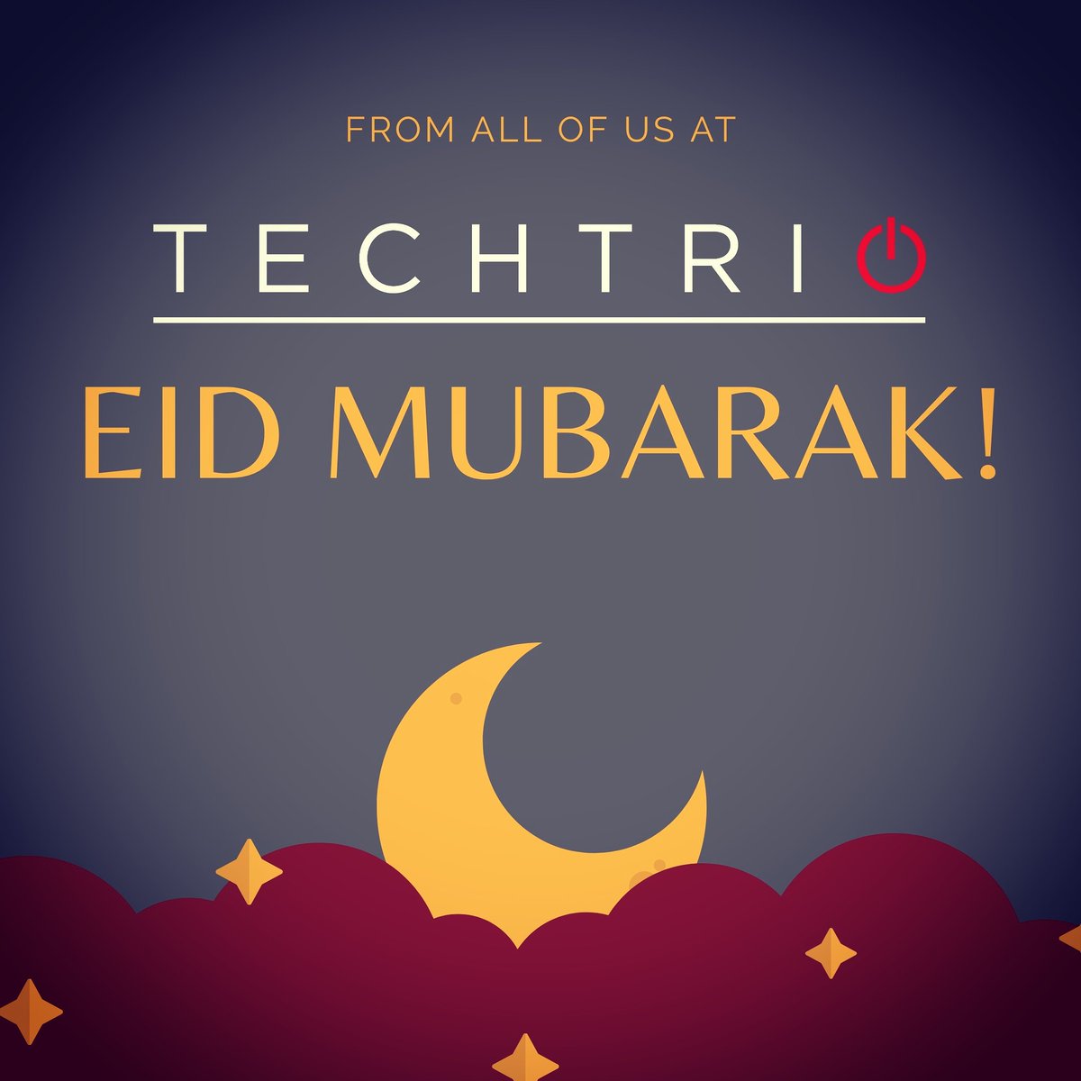 TechTrioIT's tweet image. #eidmubarak from all of us at #techtrio #thetechtrioway #eid2020