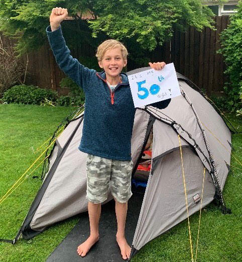 hstopawards's tweet photo. Congratulations to William for being the first Scout to complete 50 nights away for our Camping Challenge! Check out https://t.co/oLe0cArY5s for more details and to sign up for your badge. https://t.co/R6udGDmZg3