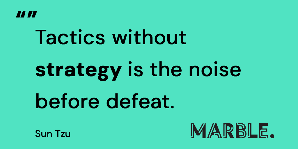 MarbleAgency's tweet image. Sun Tzu said it best.

Having the best tools is simply not enough. It is the knowledge and strategy behind the tools which makes the biggest impact.

#marketingstrategy #businesstips #suntzuquotes #wisdom #businessstrategy #businessstrategytips #marketingtips #essexbusiness