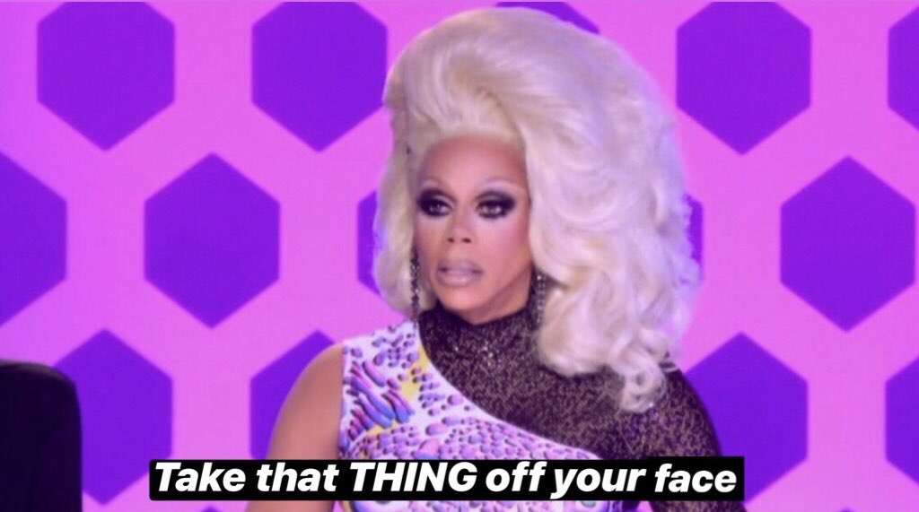 Everyone to RuPaul during the #DragRace reunion: