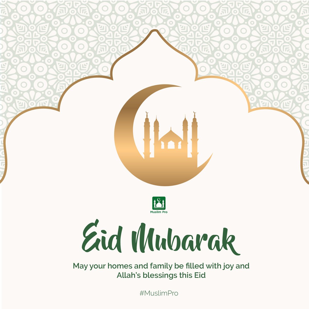 MuslimPro's tweet image. Eid Mubarak to our #muslimprocommunity 🌙🕌 May Allah accept our deeds from us and you this Ramadan. Even though this year's Eid is different from the rest, we hope you are still spending it with your loved ones despite this period of social distancing.