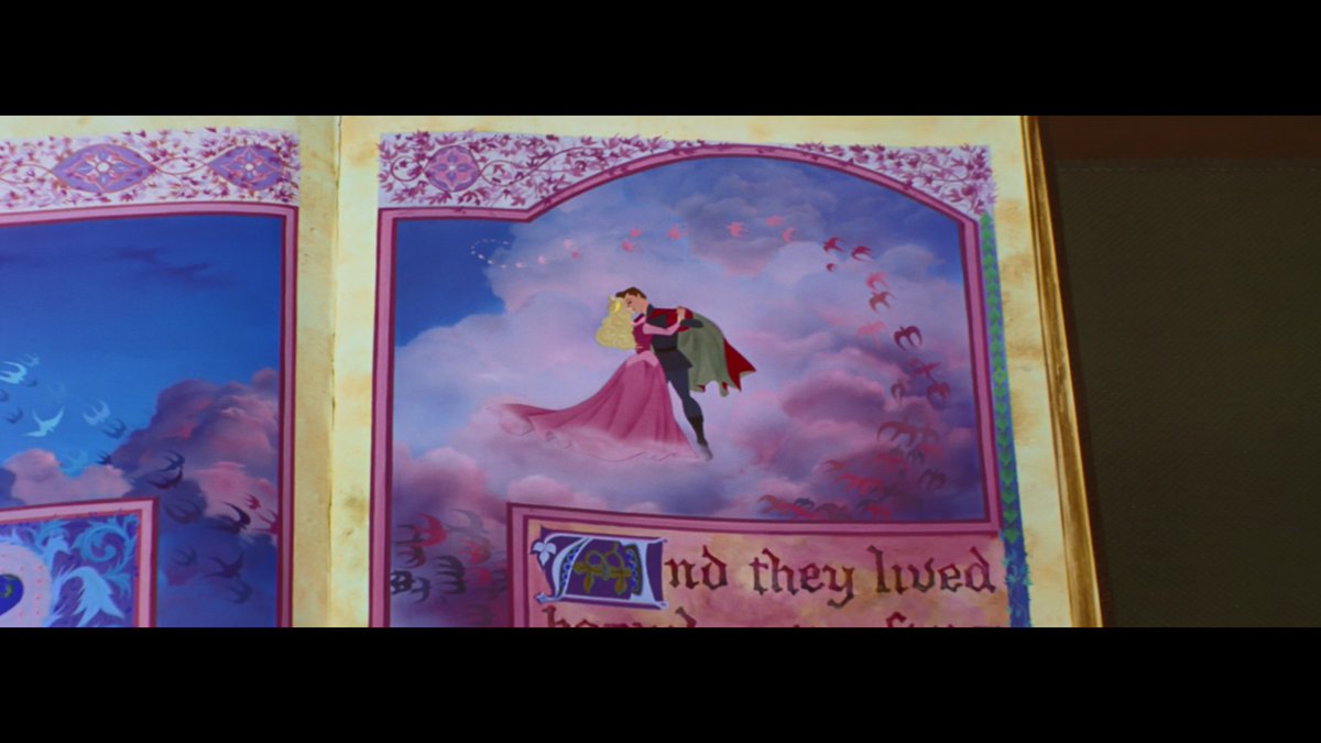 And I guess pink was canon after all, since that's the color the dress is on the final page.  #SleepingBeauty