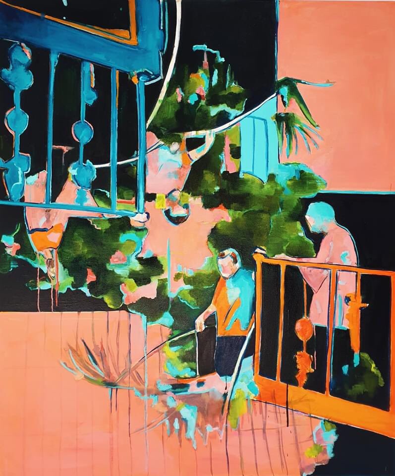VaultArtistsNI's tweet photo. Less space, fewer resources but still the innate response is to create. Hannah Smith’s #InterviewWithAVaulter: https://t.co/sCfnwBBIEq https://t.co/BxsHzHxxpS