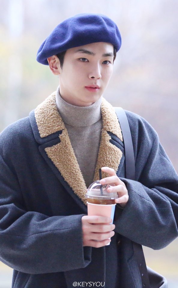 Kibum, berets, and airport looks go one on one 