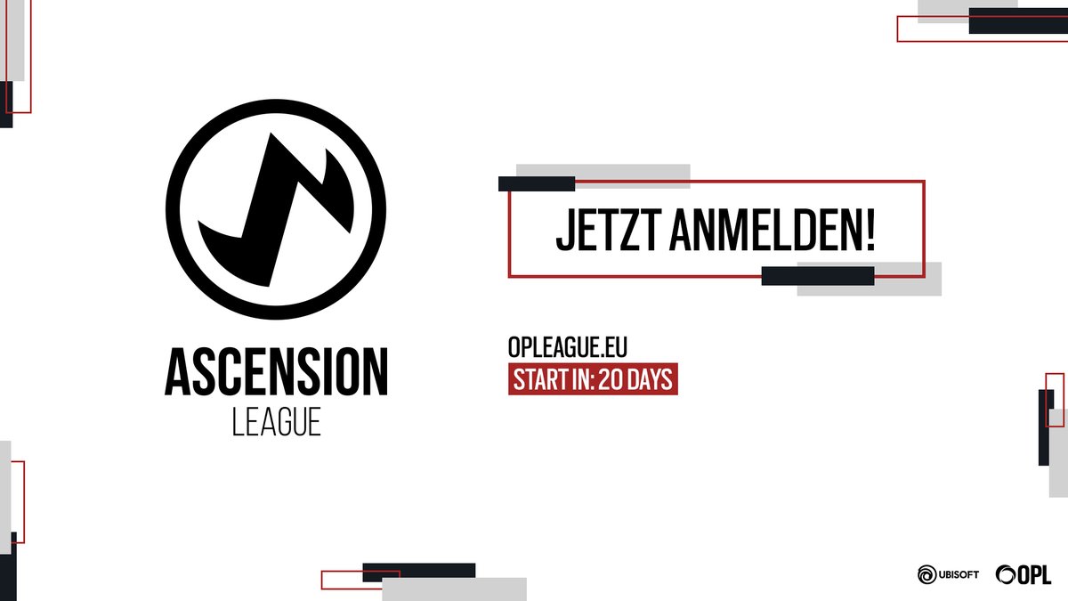 OPLeaguePRO's tweet photo. Noch ist genug Zeit um sich vorzubereiten für den ersten Qualifier der Ascension League.

▶️ Anmelden unter:
https://t.co/tCWPKurboo 

#AL #YourTimeToCompete https://t.co/NXdrbH91ej