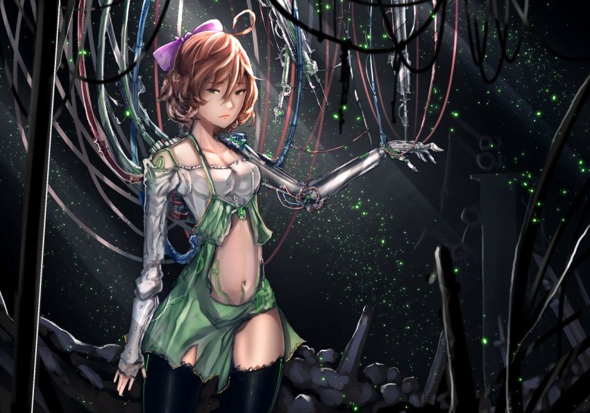 Hello my name is Nina Lamb 
After a accedent I lost my body all they could save was my mind I spent years in the facilities system but after years they found a factory that produced robots and send me there now I can appear at anyone I want~