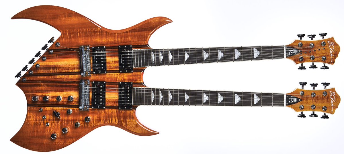 Koa for DAYS! Check out this Rich Bich Legacy Exotic Double Neck!