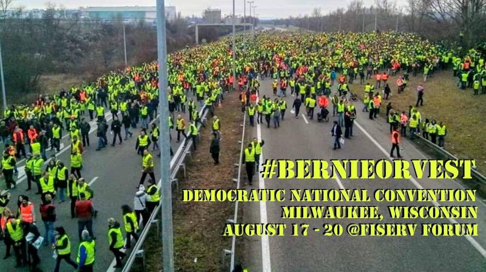 cecwess's tweet photo. #BernieOrVest #CoalitionToMarchOnTheDNC #SeeYouInMilwaukee #Million2Milwaukee #BernTheDNC https://t.co/UwD97a1Mts