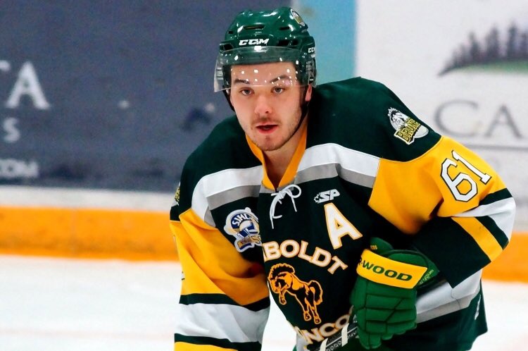 HumboldtBroncos's tweet photo. The Humboldt Broncos are very excited that former Humboldt Broncos Alumni, Michael Clarke, has signed to continue his education and play for @UBCMHKY

#onceabroncoalwaysabronco https://t.co/F77whrMzau