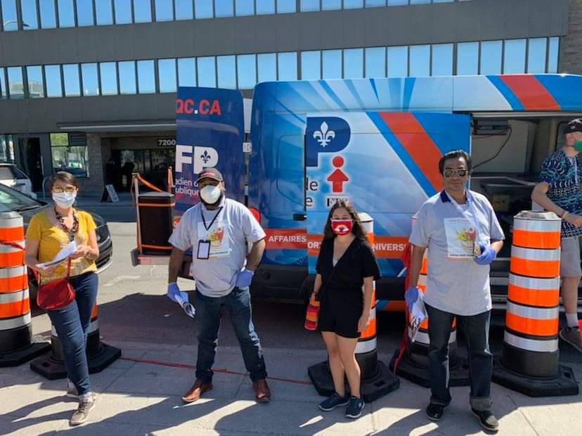 YousufPCQ's tweet photo. Our volunteers joined at awareness campaign on COVID-19 Mobile Testing Clinic.We were able to cover all the busiest corners of #LaurierDorion Will be on 25-27 May 2020 (10 am to 4 pm), In front of Parc metro station, Hutchison St. #COVID19
Information 》https://t.co/2Z6yC8CZWP https://t.co/tb8Ti1HW0O