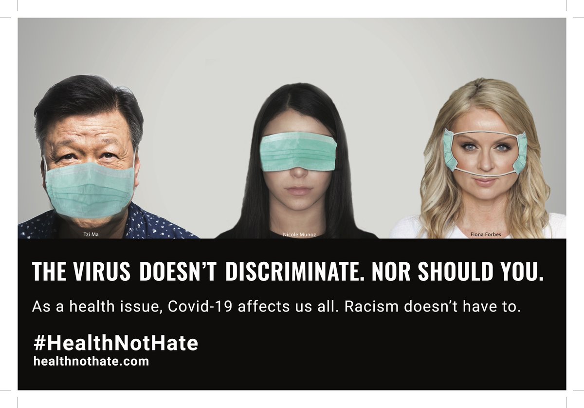 We need to change the narrative on racism and hate. It's a health issue, not a race issue. #HealthNotHate