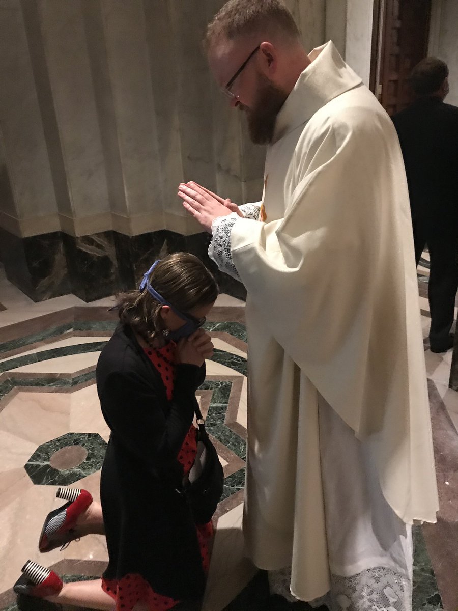 I present to you, FATHER Christopher Smith. First blessings on two of our friends. 