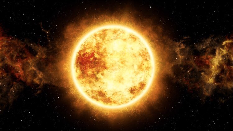 Le Soleil :C’est l’étoile de notre système solaire. On pourrait y mettre 1 305 620 planètes Terre et son diamètre est 109 fois plus grand que celui de notre planète bleu.Il est plus massif que 85% des étoiles qui peuplent notre ciel.
