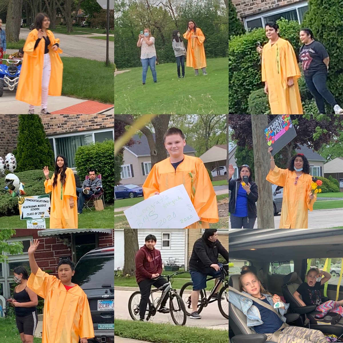 Still feeling exhilarated from Thursday night- it was so nice to see co-workers and Ss (from afar 😉.) The kids were so happy to see us all, so proud in their gowns; it was just such a lovely evening in such an uncertain time. Thanks to everyone who helped to make it happen 💚💛