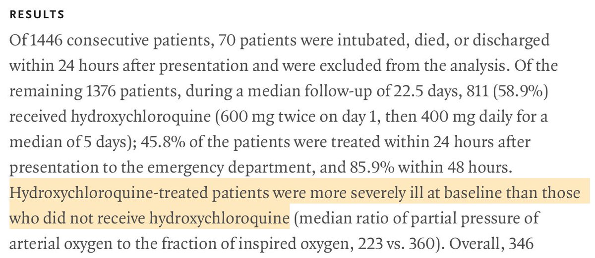 It has been very apparent in every single study so far, and so was it in the NEJM NY study: