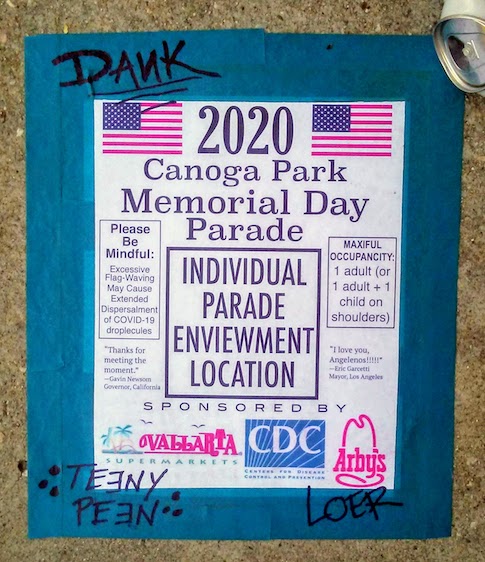 CanogaParkNews's tweet photo. Can't wait for the #CanogaPark to #Burbank #MemorialDay Parade! https://t.co/WFOVbW8nxP Whee! #SFV #MemorialDayWeekend #LosAngeles #SocialDistancing #ShermanWay #GratuitousHashtagAbuse! https://t.co/tzRlx8qx5M