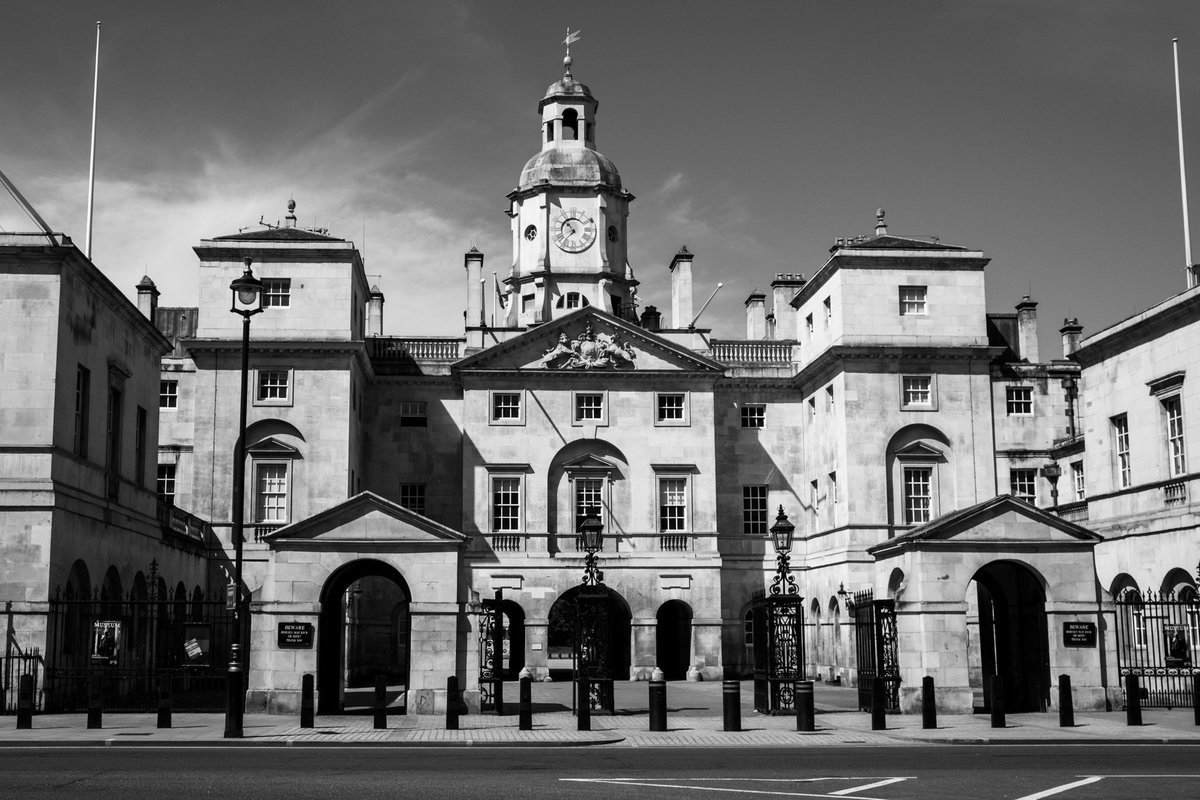 Whitehall deserted. Most of the UK’s civil servants are working from home, so some of London’s most beautiful buildings will remain empty for some time. The Treasury, Cabinet Office and Ministry of Defence had only one or two folks milling around. https://www.instagram.com/sebastianepayne&nbsp;