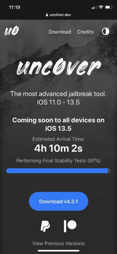 This is how we waited for #Evasi0n #jailbreak by @pod2g 

Count down started😍
#unc0ver 5.0 @Pwn20wnd