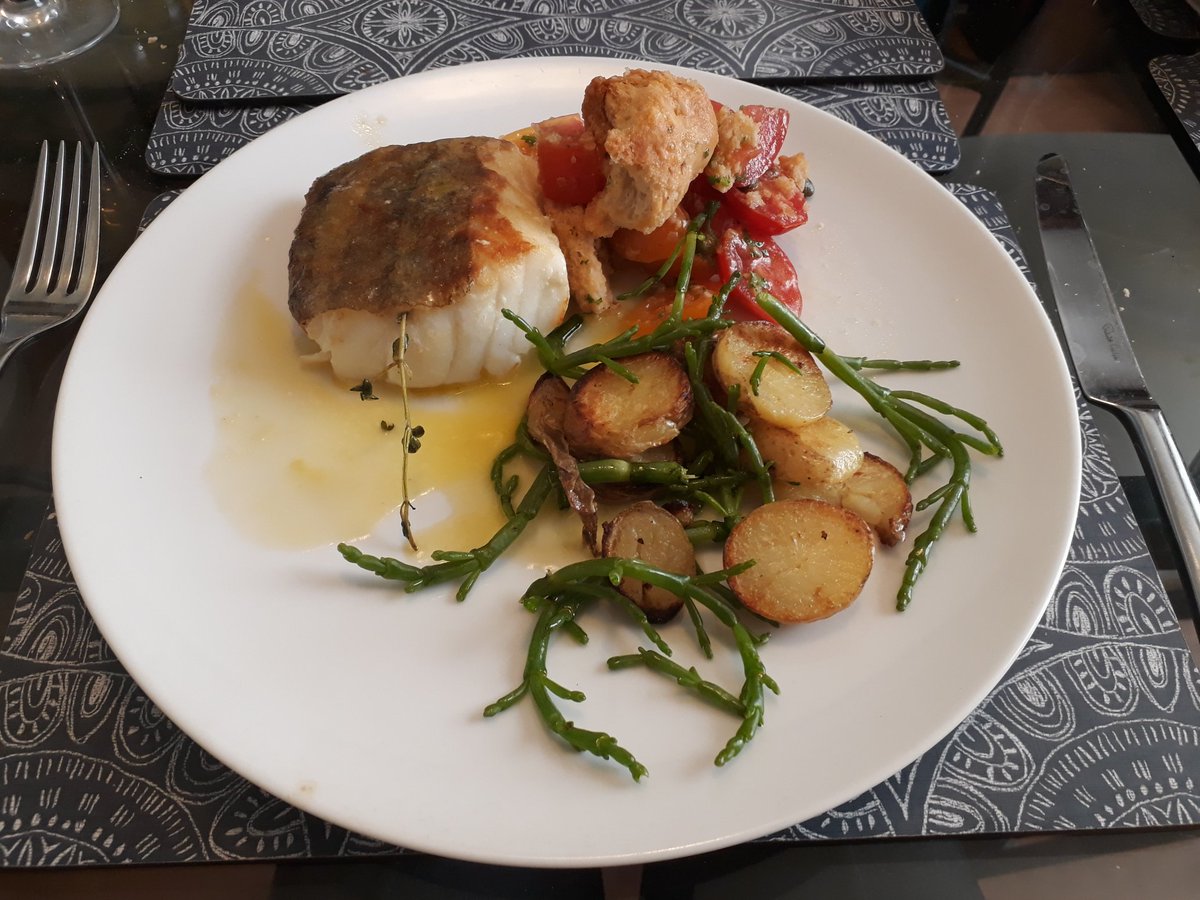 Great to see you today. <a href="/eliasfish1/">Elias Fish</a> Thanks. Cod was amazing, did with panzanella salad and warm new potato and samphire salad. See you soon. Hoping to use you more!!!