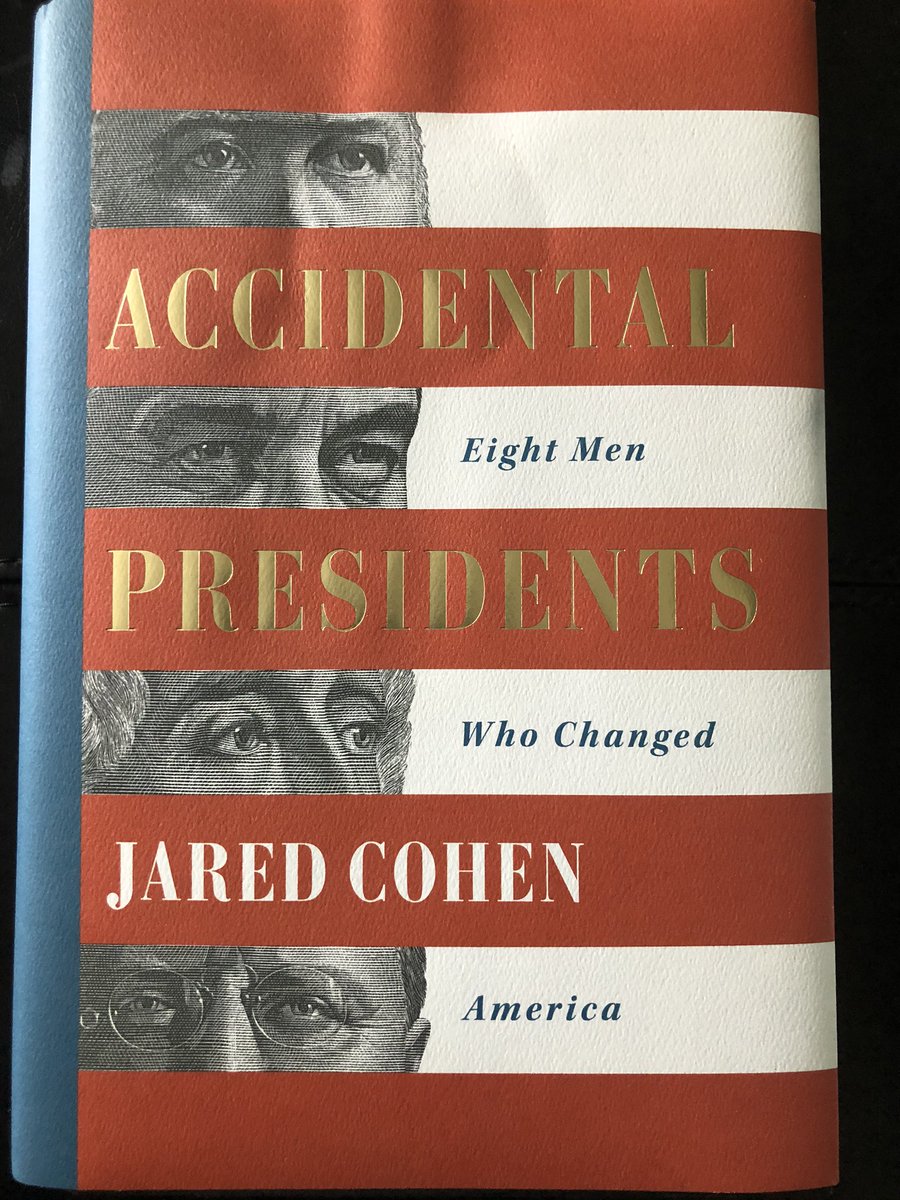 Today’s 2 books on one topic: vice presidents suddenly thrust into the presidency.“Seven By Chance: The Accidental Presidents” by Peter Levin“Accidental Presidents: Eight Men Who Changed America” by Jared Cohen