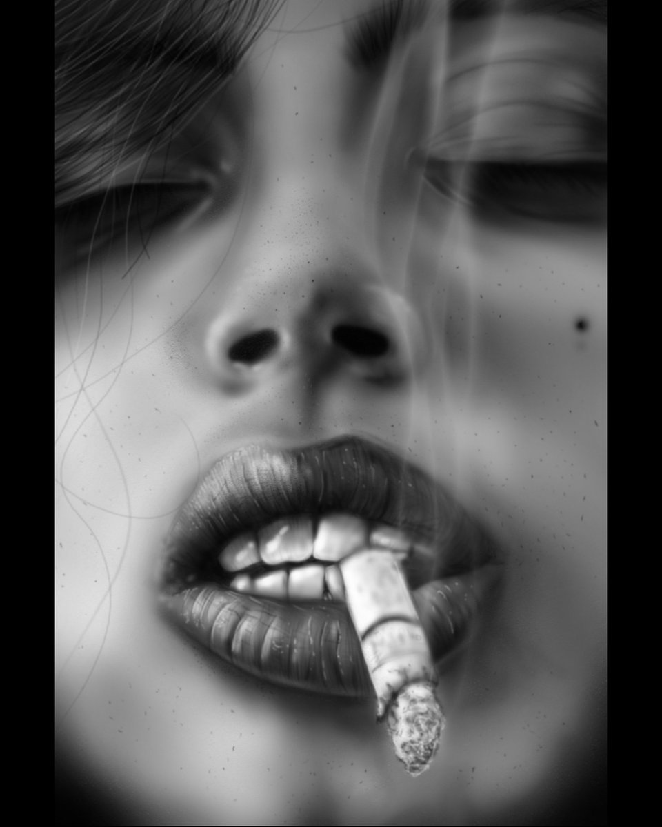 ZoeMakin2's tweet photo. Another drawing done today, took 3 - 4 hours to complete. Digitally drawn on photoshop using a graphics tablet!!

#art #drawing #digitalart #digitalpainting #blackandwhite #blackandwhiteart https://t.co/y2jwfgod8B
