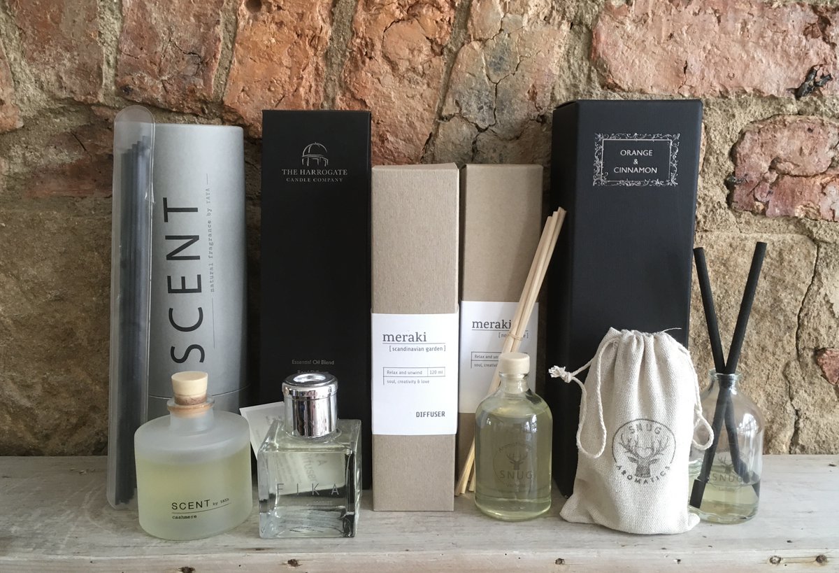 Make your house smell wonderful and help your relaxation too with these great room diffusers. With Harrogate Candle Company, Snug Aromatics, Fika Harrogate, YaYa and Meraki and prices from £15 we've got those room fragrances covered. Email sallyatbias@gmail.com to reserve yours.