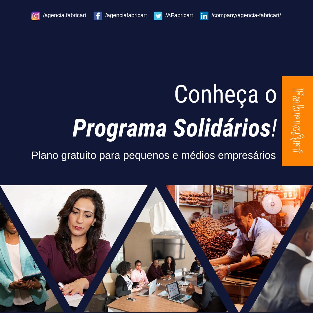 AFabricart's tweet photo. É uma iniciativa para ajudar pequenos e médios negócios!

Se você possui CNPJ ativo e quer manter seu negócio ativo nas redes sociais, fale conosco. Nós vamos te ajudar!
  
https://t.co/AVmxeQbBdX

#social #marketing #negócios #pegn https://t.co/n0WHOm5zw8