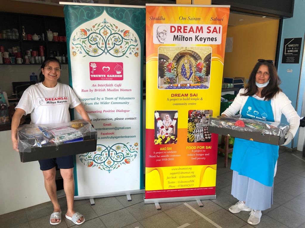 DREAMSAIMK's tweet photo. With wonderful @TrubysGarden partnership, our very successful festive hampers of #Christmas & #Diwali are extended to #Eid this year and supported 75 families who need them the most! Guests include @MKActCharity
#Inclusiveness #Partnership #DreamSai #Trubys
#EidMubarak #LoveMK https://t.co/3fbyLuXNBO