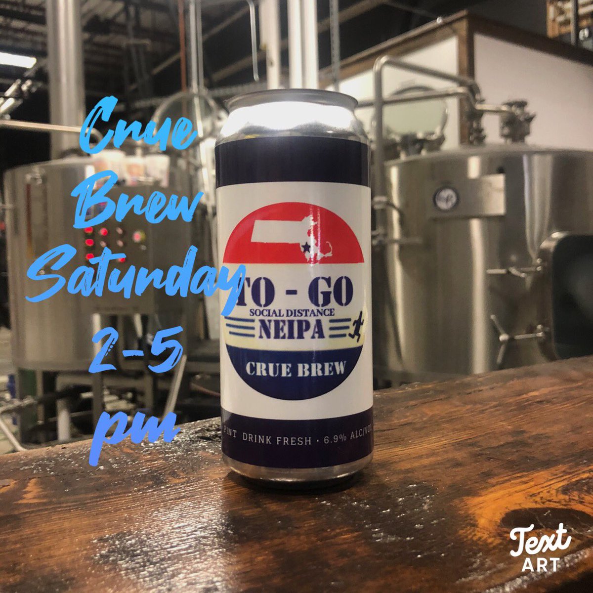 Come get your favorite Crue Brew to enjoy this Memorial Day weekend.  Open 2-5 pm