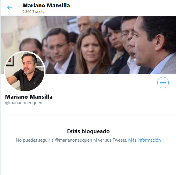 CDSSalvatierra's tweet photo. @marianoneuquen me bloqueo, gracias!!
Confirma la incapacidad de dialogo que tiene.
#TipicoDeMachirulo
@AgustinLaje @fraoneto @ceci_nqn @maru1312 @Yamila_G_Nunez @nadiajmarquez @Yaneri30741033 @LeoniSilvina https://t.co/mvahhVIqtV