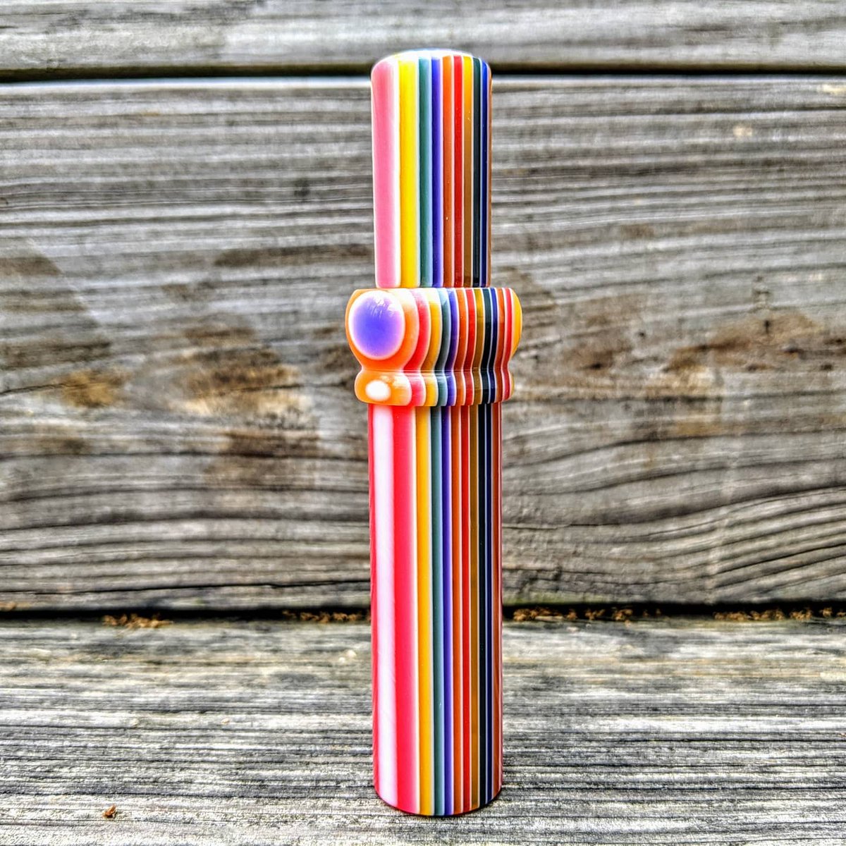 DJCallsCo's tweet photo. It's a fruit stripe cutdown!!!! Our 39 single reed duck call with some razzle dazzle to it.
#djcalls #duckcalls #duckhunting #hunting #cutdown https://t.co/KDoe2e3bRd