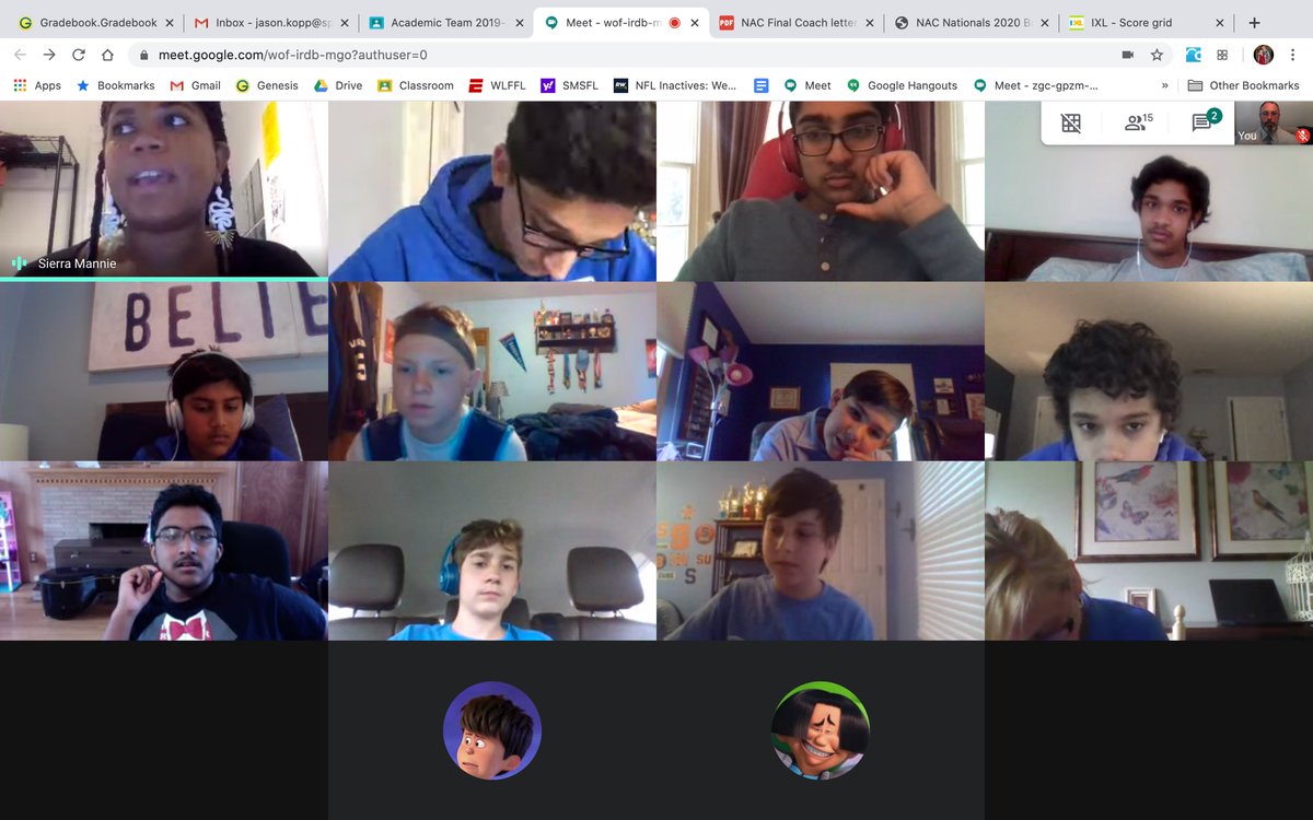 A huge thank you to Mr. Gregory and our SMS administration for supporting and funding my Academic Team students to allow them to compete in a Virtual National Academic Championship today. Proud of these children! IB,NR,CC,VP,QF. 3 down 3 to go. @SMSHappenings <a href="/Sparta_Schools/">Sparta Twp. Schools</a>