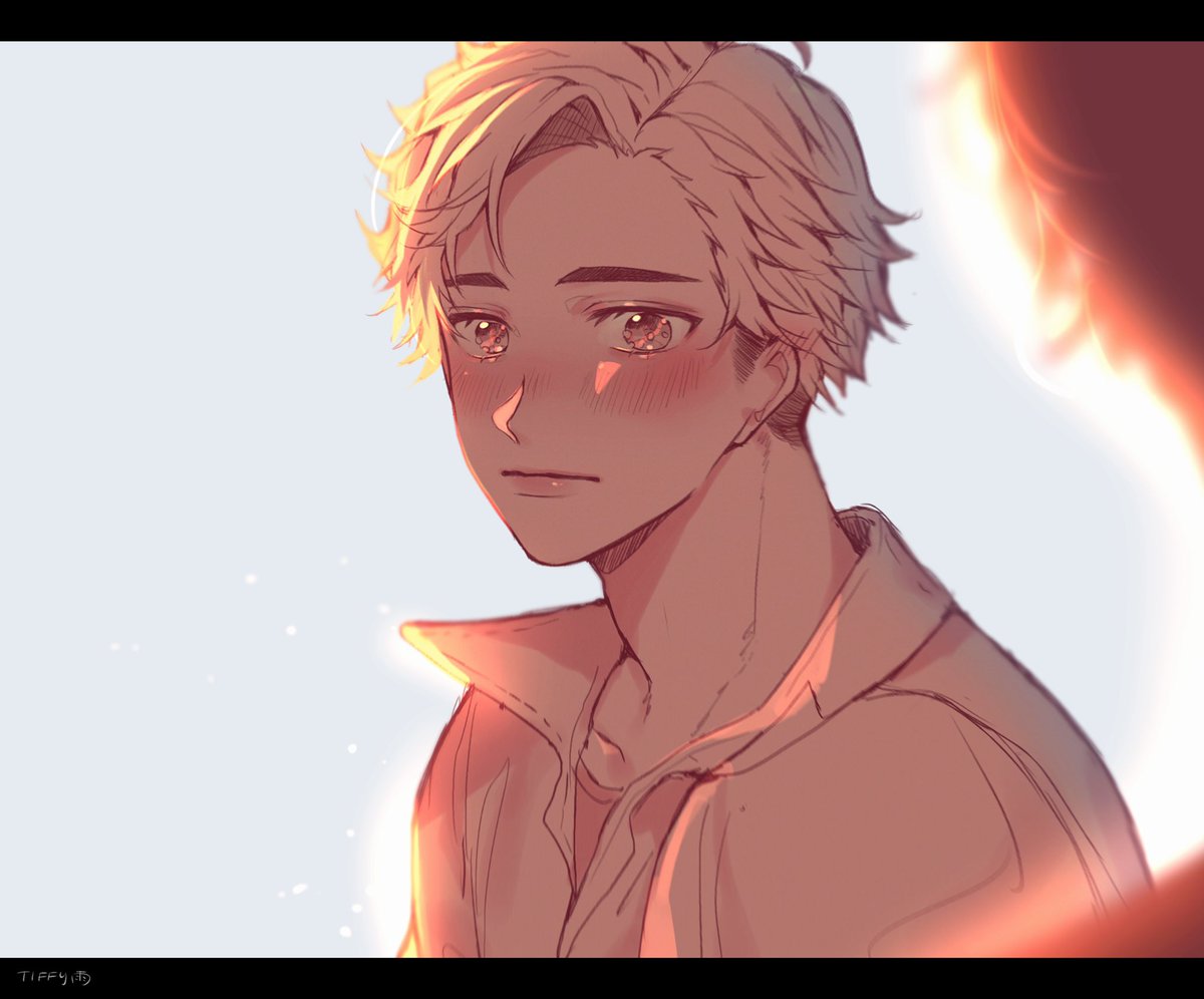 tiffyuumaeda's tweet photo. beautiful 
just the way that you would look at me 
was so much I’d never want to leave 
.
(I was listening to you were beautiful by day6 last night and I suddenly wanted to draw sakusa smiling... let him smile more....)
#sakuatsu #haikyuu #sakusa #astumu https://t.co/52MdWQzYms