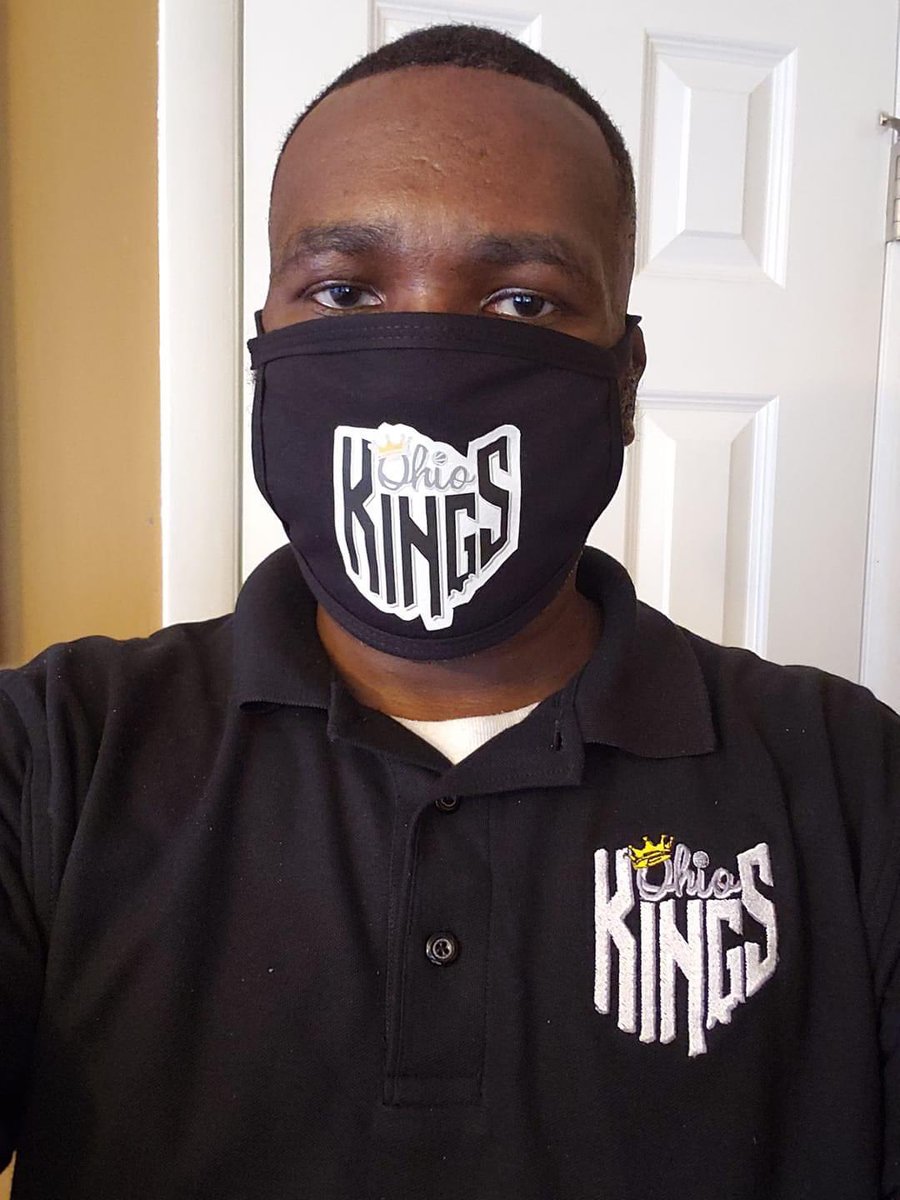 Stay Safe &amp; Stay Down with the Ohio Kings with these face masks! 

Thanks to RoSho Awards &amp; Graphics for making the magic happen! 

Get Your Orders Ready! 
ohkingsbasketball@gmail.com 🏀