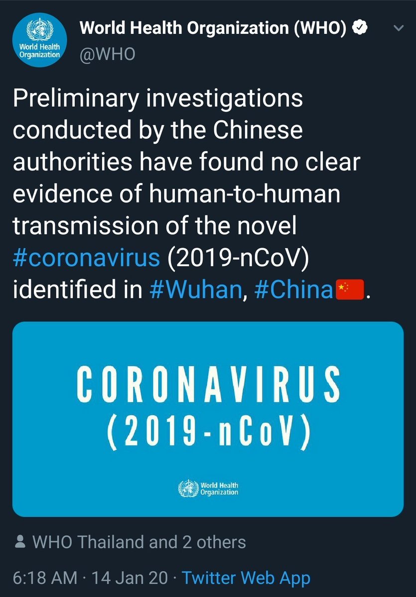 TheAmericanPa10's tweet photo. @JoeBiden You REALLY don't want to go there #ChinaJoe .. 
Here #ChinaLiedPeopleDied 
@POTUS did everything in his power as soon as he could.
You forget calling his travel ban "xenophobic" ? 

This campaign is crashing upon takeoff.. 
SMH 🤦‍♂️
#ShouldaPickedBernie https://t.co/9HyQFXHj1n