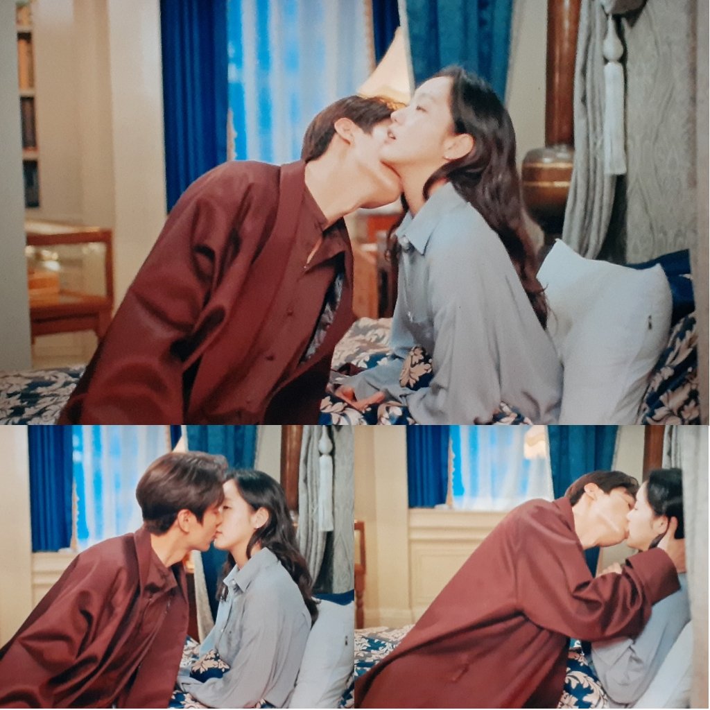 uhm CAN Y'ALL HEAR ME SCREAMING????EXCUSE ME? THE NECK? AND THE KISS? I BURSTED OUT MY BIGGEST UWU EVER THIS PART WAS TOO hot HELO Well, lee gon was not playing when he said he won't be considerate the next time! U go KING #TheKingEnternalMonarch