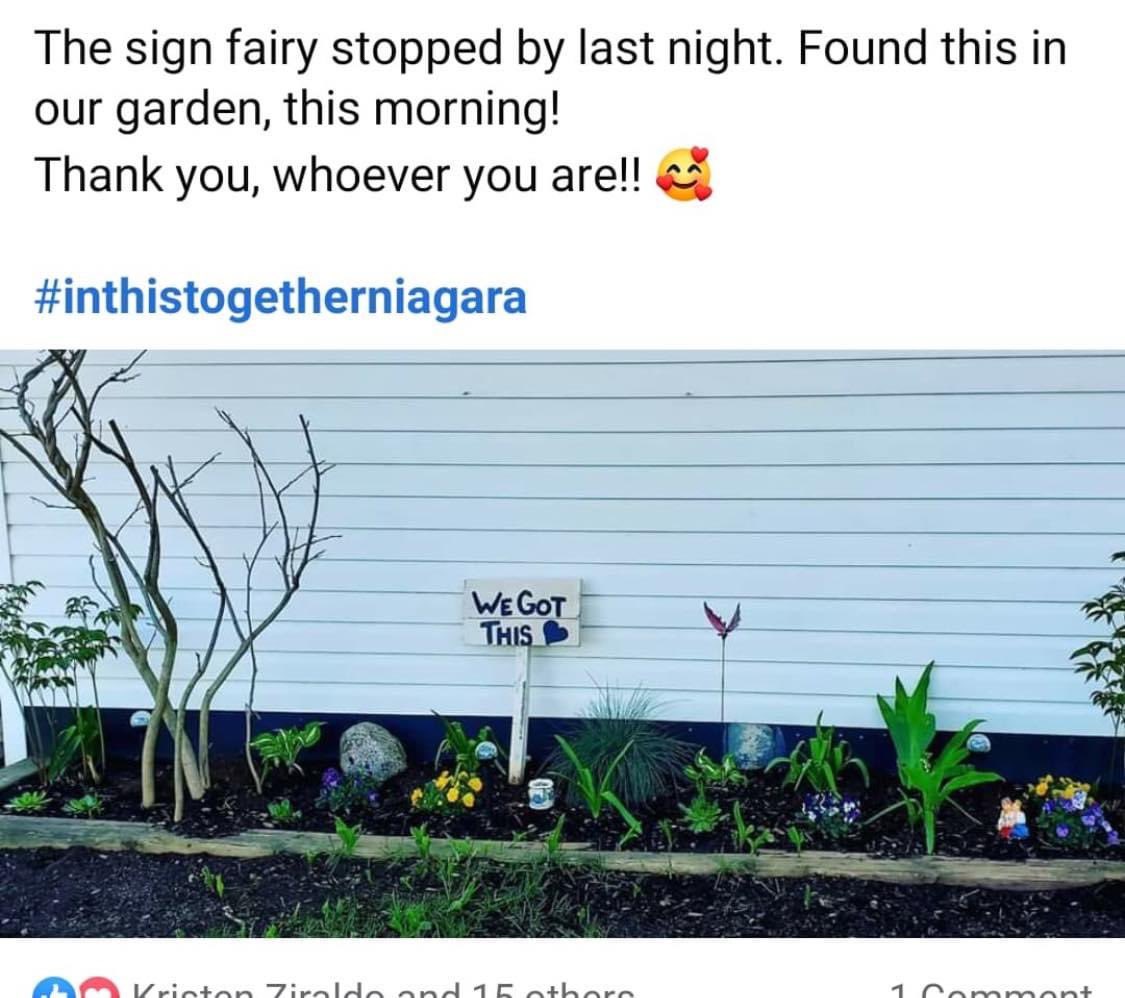 InThisTogethe18's tweet photo. 👏🏼👏🏼Successful drop! Thank you for snapping a pic! #InThisTogetherNiagara #NiagaraStrong #sharinghope #stcatharines https://t.co/FkWWQykqiZ