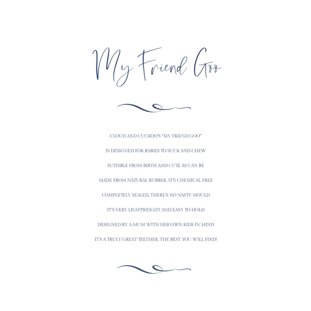 my friend goo teether