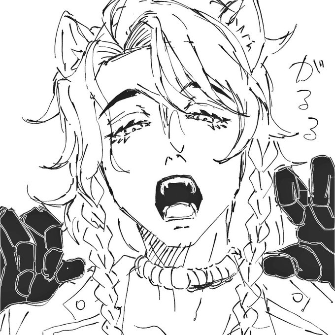 私が描いた?先輩を見てくれ 